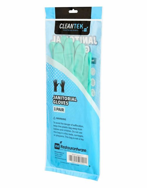 Load image into Gallery viewer, Clean Tek Professional 15 Mil Small Green Nitrile Gloves 1 Pair
