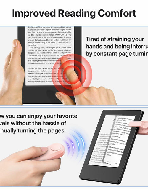 Load image into Gallery viewer, Sycelu RF Remote Control Page Turner for Kindle Paperwhite Oasis Kobo Pink
