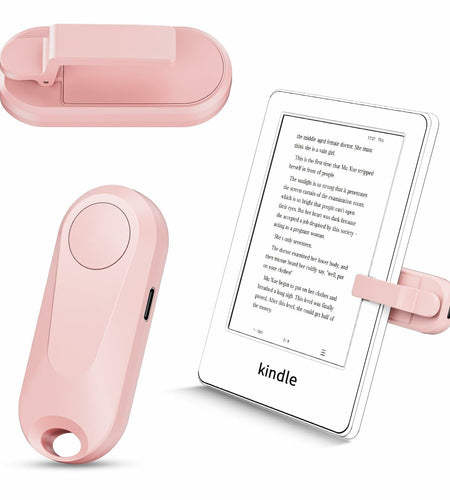Sycelu RF Remote Control Page Turner for Kindle Paperwhite Oasis Kobo Pink