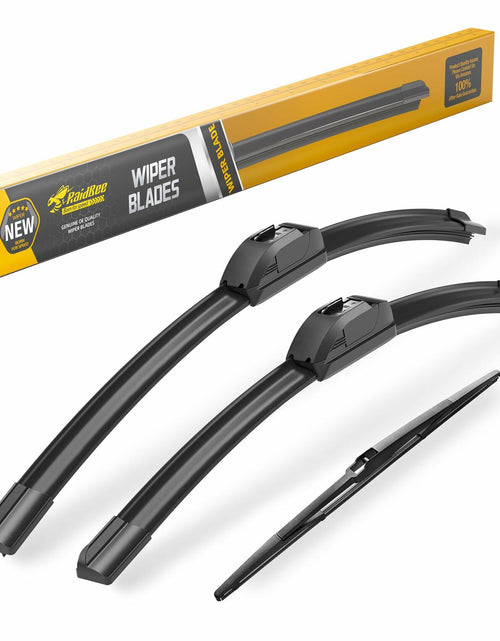 Load image into Gallery viewer, Raidbee Windshield Wiper Blades Set 26"+18" Front 16" Rear Subaru Outback 3pc

