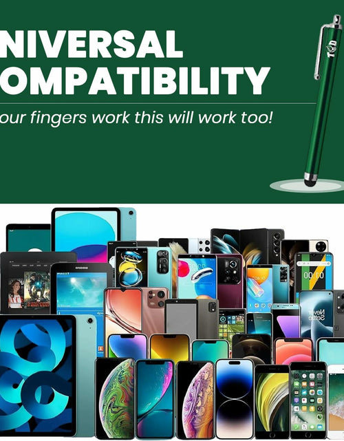 Load image into Gallery viewer, THE CASE DOCTOR TCD 10-Pack Green Stylus Pen Set Universal Capacitive
