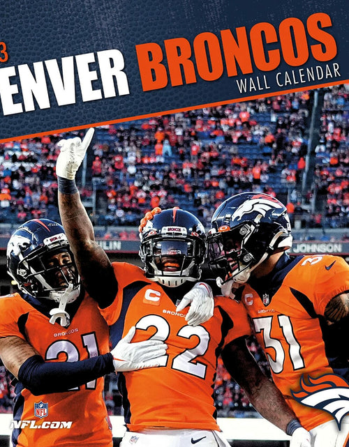 Load image into Gallery viewer, Denver Broncos 2023 Team Wall Calendar 12x12 NFL Football
