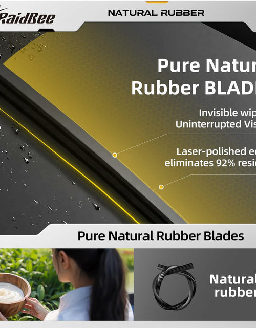 Load image into Gallery viewer, Raidbee Windshield Wiper Blades Set 26"+18" Front 16" Rear Subaru Outback 3pc
