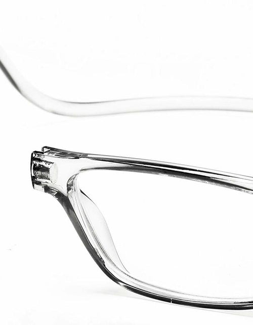Load image into Gallery viewer, PESMUKO Magnetic Reading Glasses Adjustable Front Connect Clear G1 +3.50
