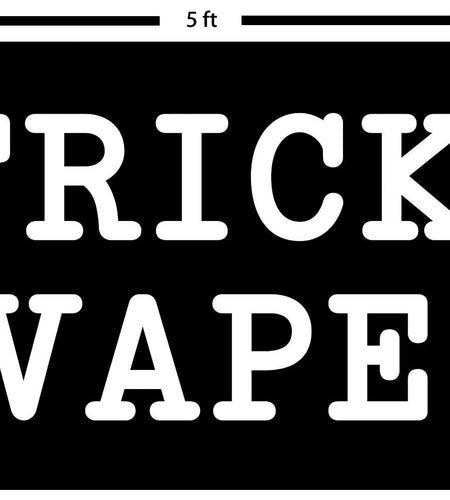 Vrogadso Black Frick Vape Banner Flag 3x5 Feet Orange Black 4 Grommets