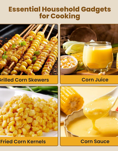 Load image into Gallery viewer, Freebala Stainless Steel Corn Peeler Long Handle Kitchen Tool
