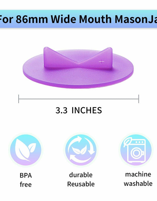 Load image into Gallery viewer, YOBNKU Fermentation Lids Silicone Airlock Caps Green 4 Pack Wide Mouth Jar
