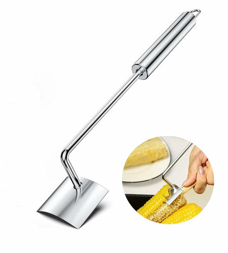 Freebala Stainless Steel Corn Peeler Long Handle Kitchen Tool