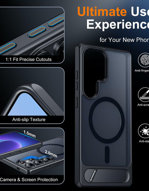 Load image into Gallery viewer, Temdan Magnetic Samsung Galaxy S25 Ultra Case 6.9" Black Shockproof
