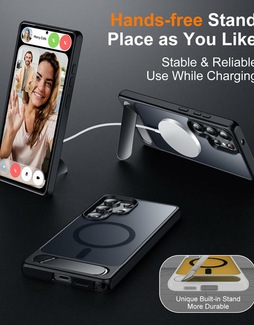 Load image into Gallery viewer, Temdan Magnetic Samsung Galaxy S25 Ultra Case 6.9" Black Shockproof
