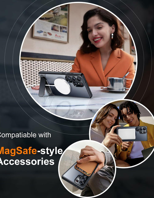 Load image into Gallery viewer, Temdan Magnetic Samsung Galaxy S25 Ultra Case 6.9" Black Shockproof
