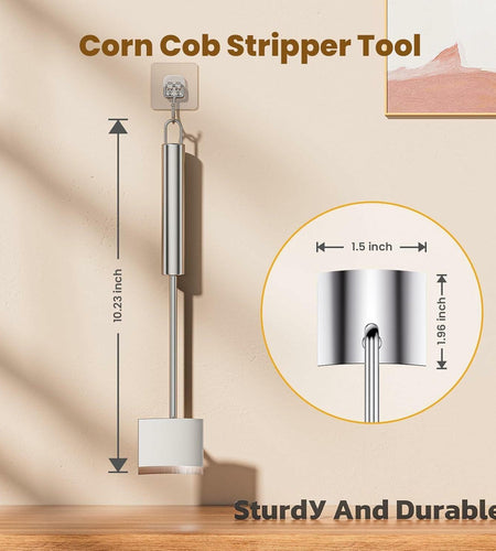 Freebala Stainless Steel Corn Peeler Long Handle Kitchen Tool