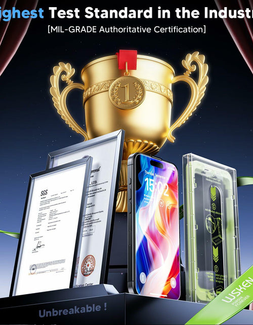 Load image into Gallery viewer, WSKEN iPhone 16 Pro Max Screen Protector 9H Tempered Glass HD 4 Pack Clear
