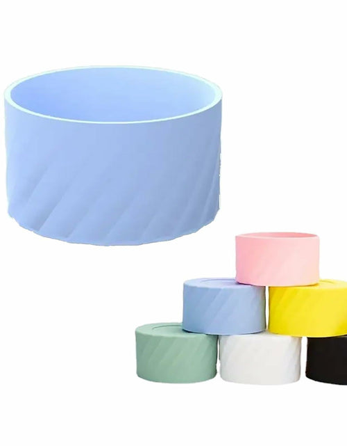 Load image into Gallery viewer, FoGooxr Silicone Tumbler Boot Water Bottle Bottom Protector Blue
