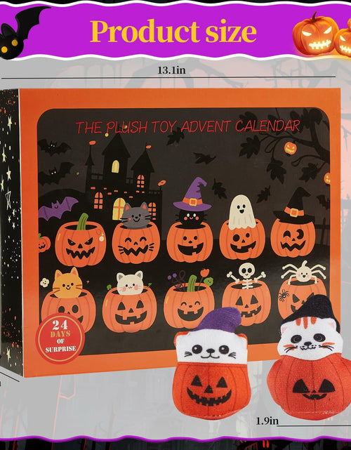 Load image into Gallery viewer, BBLYBD Plush Christmas Advent Calendar 2025 with 24 Pumpkin Plushies Halloween
