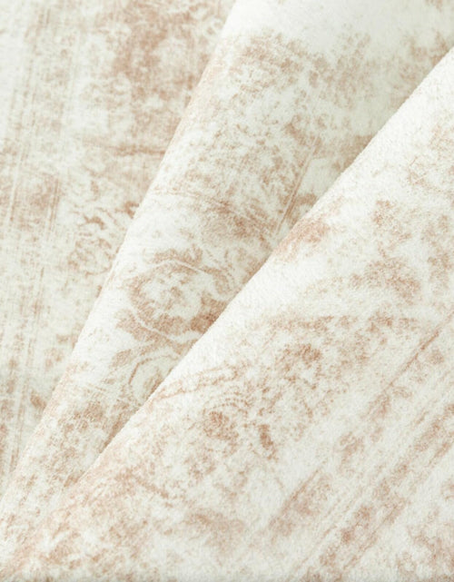 Load image into Gallery viewer, PureCozy 3x5 Taupe Vintage Floral Washable Low Pile Area Rug Classic

