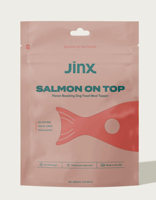 Load image into Gallery viewer, BestBy12/25 Jinx Freeze-Dried Dog Food Toppers Salmon on Top 3oz Natural
