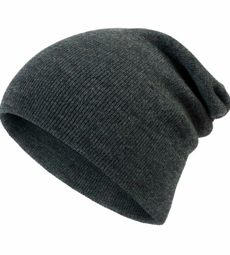 Zion Praiser 2PCS Family Beanie Hat Winter Knitted Warm Dark Gray