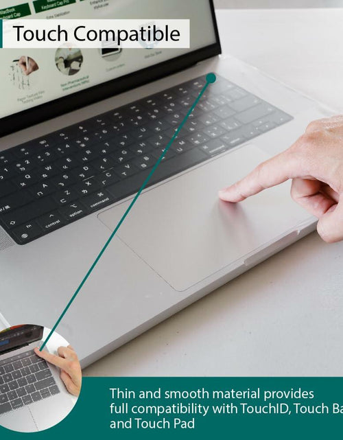 Load image into Gallery viewer, GOS Keyboard Cap Pro MacBook Pro 13" Clear 2 Pack Ultra-Thin Touch ID
