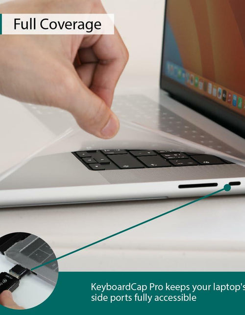 Load image into Gallery viewer, GOS Keyboard Cap Pro MacBook Pro 13" Clear 2 Pack Ultra-Thin Touch ID
