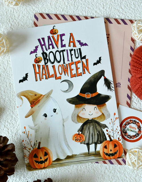 Load image into Gallery viewer, BlinkWishes Halloween Owl Greeting Card Spooky Funny Boo Poo Halloween 05
