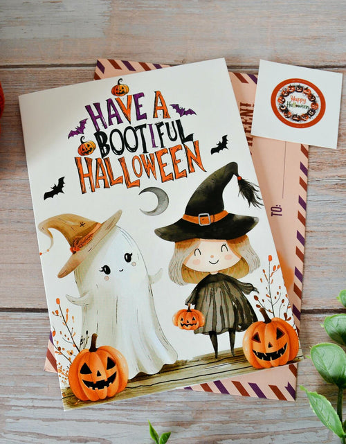 Load image into Gallery viewer, BlinkWishes Halloween Owl Greeting Card Spooky Funny Boo Poo Halloween 05

