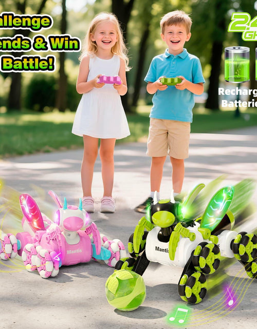 Load image into Gallery viewer, Terucle 8WD Bionic Mantis RC Drift Car 2.4GHz LED Lights Music Spray Green
