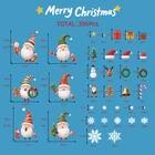 Load image into Gallery viewer, XISHIUYIS 396Pcs Christmas Window Decorations Removable Clings White
