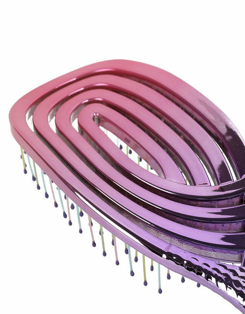 Load image into Gallery viewer, Candybrush Detangling Wet Hair Brush Soft Bristles Anti Static Romantic Amethyst
