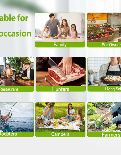 Load image into Gallery viewer, Amz Jet Vacuum Sealer Food LED Touch Digital White 50 Bags Included
