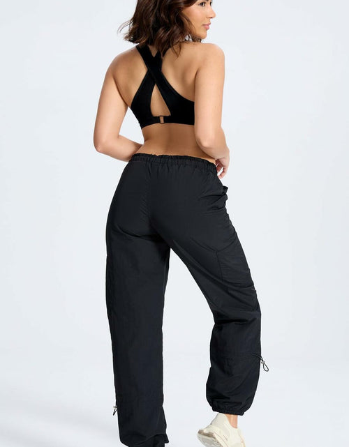 Load image into Gallery viewer, DISCIPBUSH Lightweight Hiking Cargo Pants Women Black Size S
