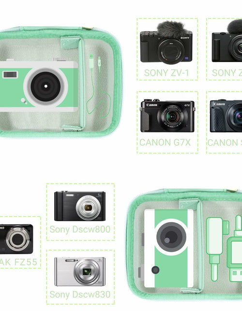 Load image into Gallery viewer, stukcaze Camera Case for Kodak PIXPRO FZ45 FZ55 Canon ELPH 360 Green Large
