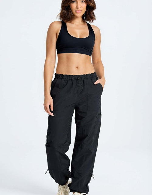 Load image into Gallery viewer, DISCIPBUSH Lightweight Hiking Cargo Pants Women Black Size S
