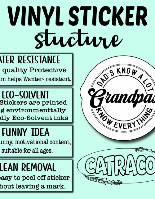 Load image into Gallery viewer, CATRACOS Make Heaven Crowded Christian Vinyl Stickers Waterproof 3" 3Pcs
