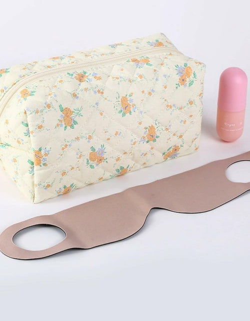 Load image into Gallery viewer, Dalulu Floral Pencil Case Makeup Bag Organizer Large Floret Cotton

