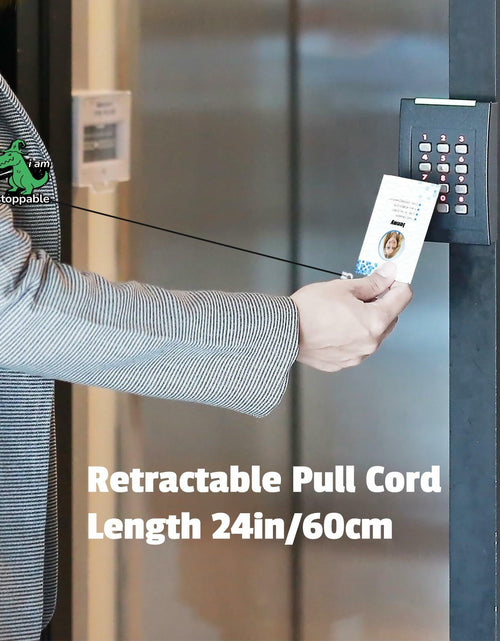 Load image into Gallery viewer, Cute Dinosaur Badge Reel Holder Retractable Swivel Clip Nurse Green
