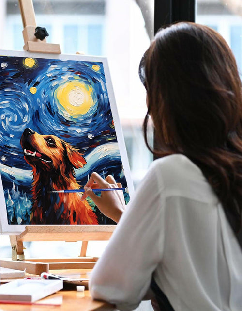 Load image into Gallery viewer, SUMELAY Dog Paint by Numbers Kit for Adults DIY Art 16x20 inch

