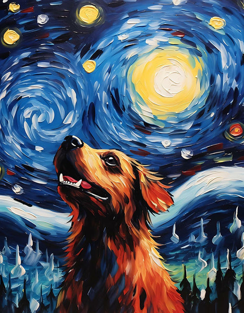 Load image into Gallery viewer, SUMELAY Dog Paint by Numbers Kit for Adults DIY Art 16x20 inch
