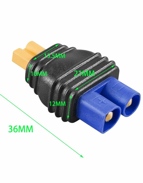 Load image into Gallery viewer, Laisomeke EC3 Male to XT30 Female Mould Adapter LiPO Battery 2 Pack
