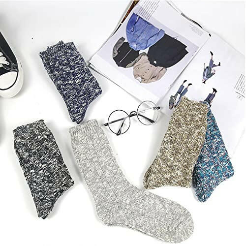 Load image into Gallery viewer, 3 Pairs Women Winter Wool Cable Knit Crew Knee High Socks Acrylic Blend B03
