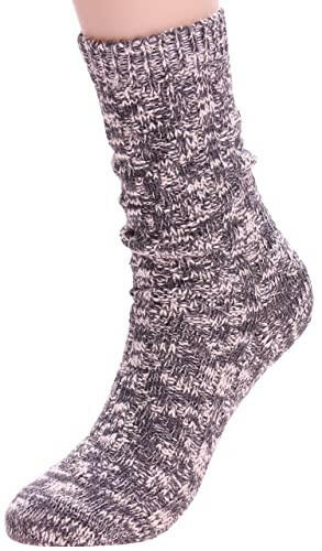 Load image into Gallery viewer, 3 Pairs Women Winter Wool Cable Knit Crew Knee High Socks Acrylic Blend B03
