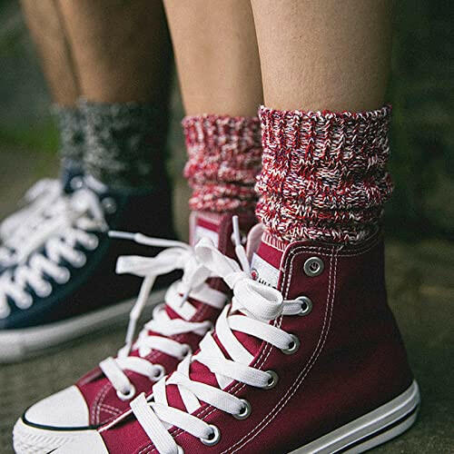 Load image into Gallery viewer, 3 Pairs Women Winter Wool Cable Knit Crew Knee High Socks Acrylic Blend B03
