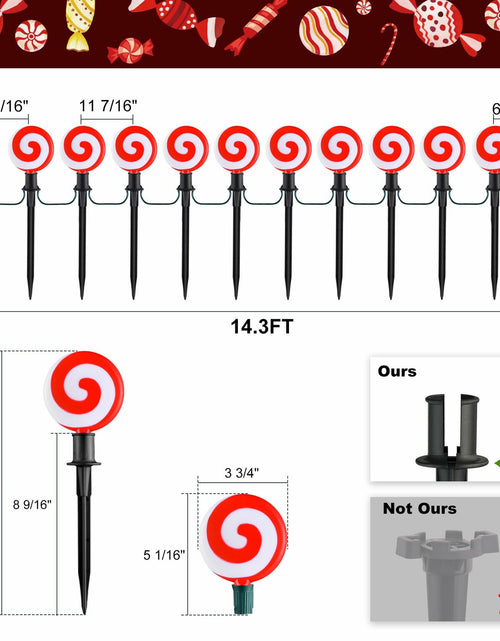 Load image into Gallery viewer, Ultimate Unicorn LED Red Spiral Lollipop Pathway Lights Outdoor Garden
