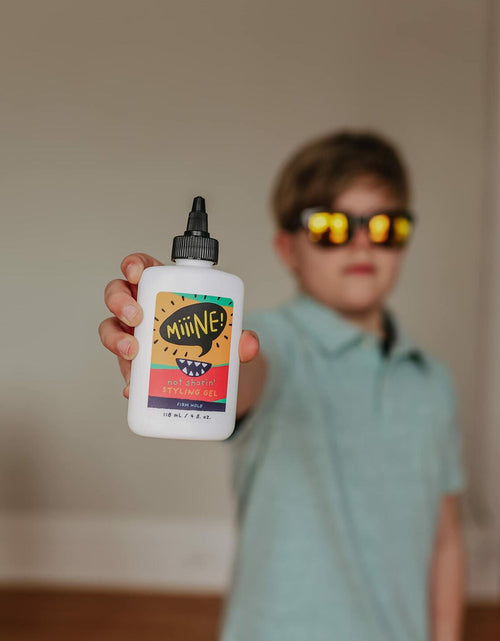 Load image into Gallery viewer, MiiiNE! Not Sharin Boys Styling Gel Strong Hold 4oz Cruelty Free USA
