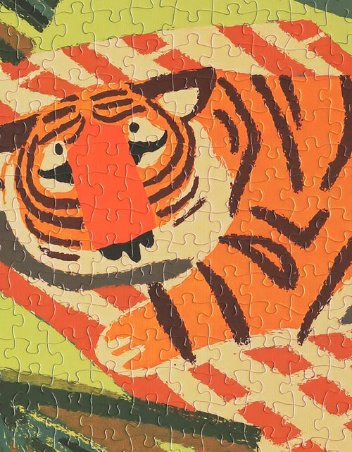 Load image into Gallery viewer, Graphinee 1000pcs Summer Tiger Jigsaw Puzzle Colorful Animal Paper Puzzle
