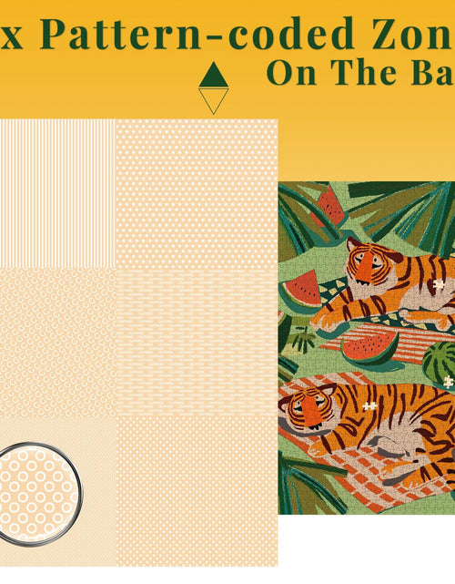 Load image into Gallery viewer, Graphinee 1000pcs Summer Tiger Jigsaw Puzzle Colorful Animal Paper Puzzle

