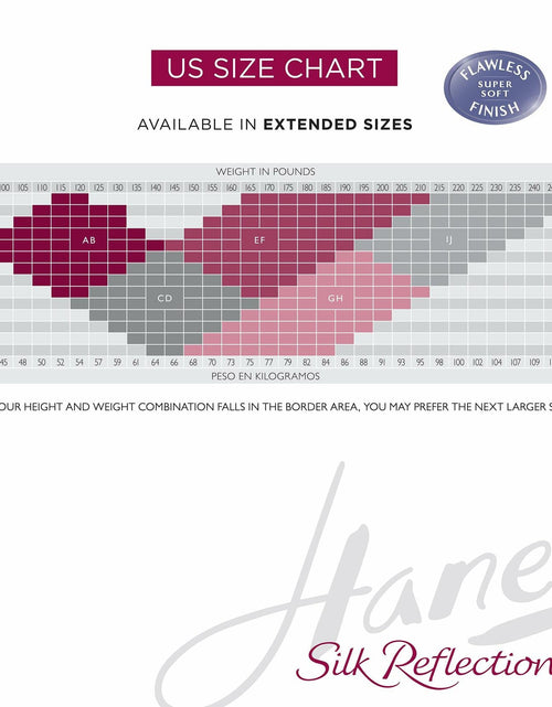Load image into Gallery viewer, Hanes Silk Reflections Control Top Sheer Pantyhose Reinforced Toe Natural IJ
