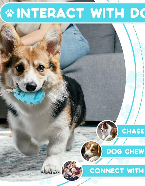 Load image into Gallery viewer, Jieffifa Indestructible TPR Dog Chew Toy with Suction Cup Blue
