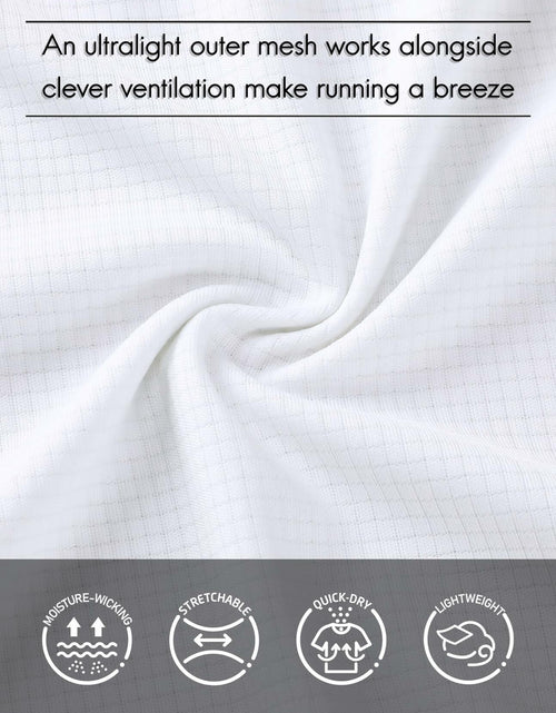 Load image into Gallery viewer, Haimont Women's Athletic Sleeveless Mesh Quick Dry Tank Top White Size S

