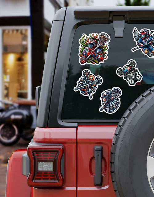 Load image into Gallery viewer, BIGZORO Lacrosse Stickers Waterproof Vinyl Decals 50 PCS Cartoon
